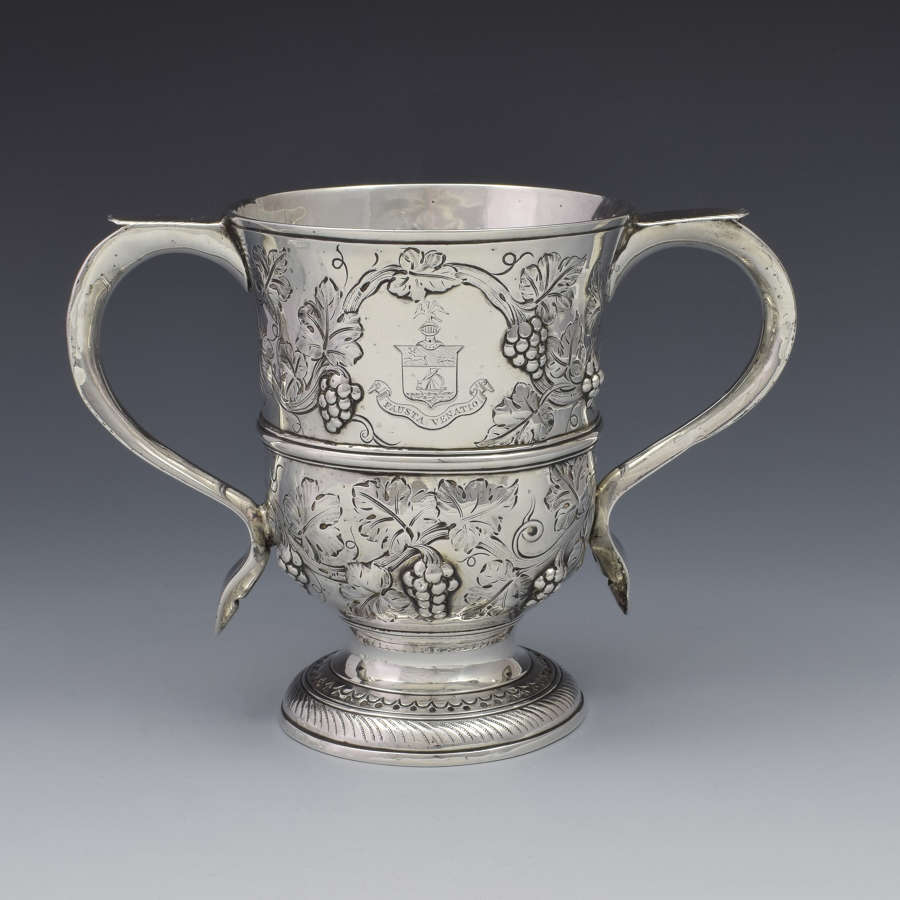 George II Silver Twin Handled Loving Cup Benjamin Cartwright I