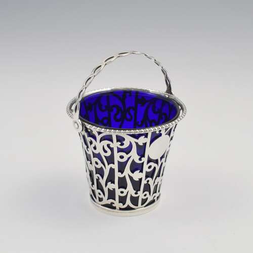 Superb Georgian Pierced Silver Cream Pail / Sugar Basket Aldridge & Green 1769