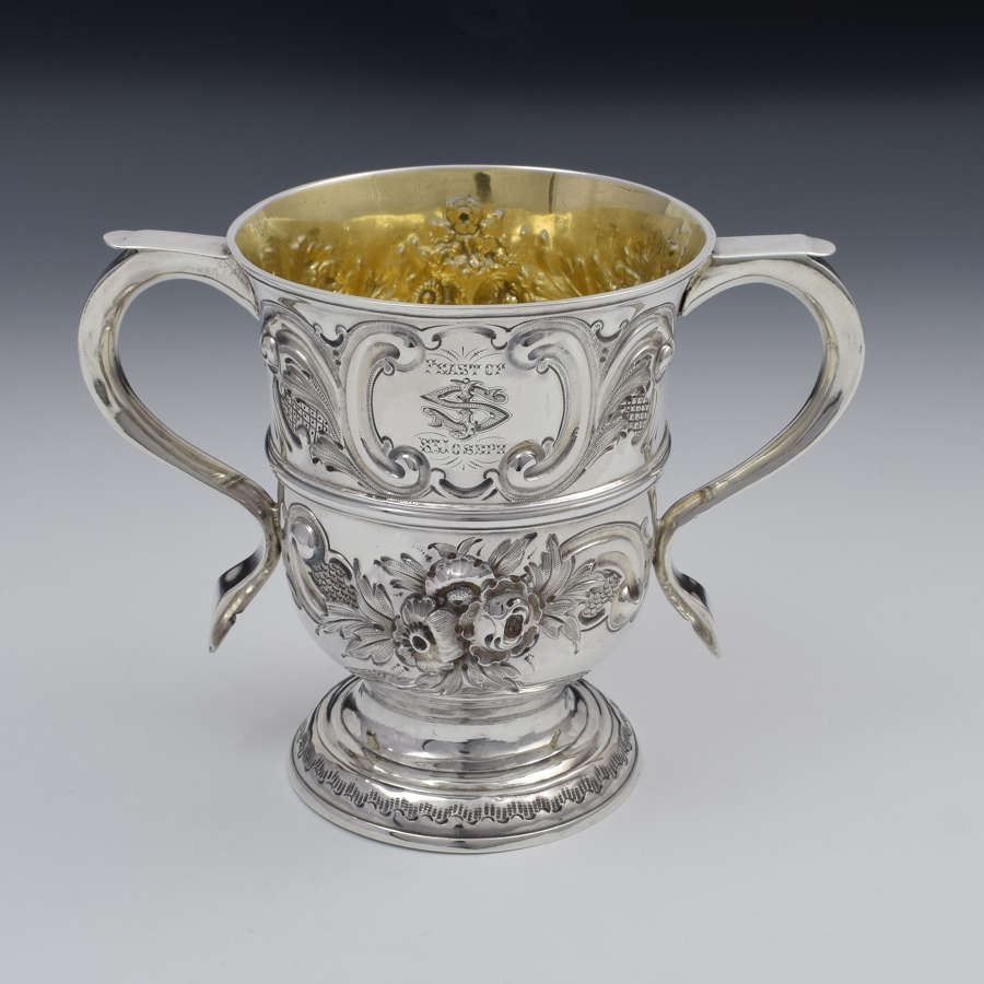 George II Silver Twin Handled Loving Cup "Feast Of Saint Joseph"