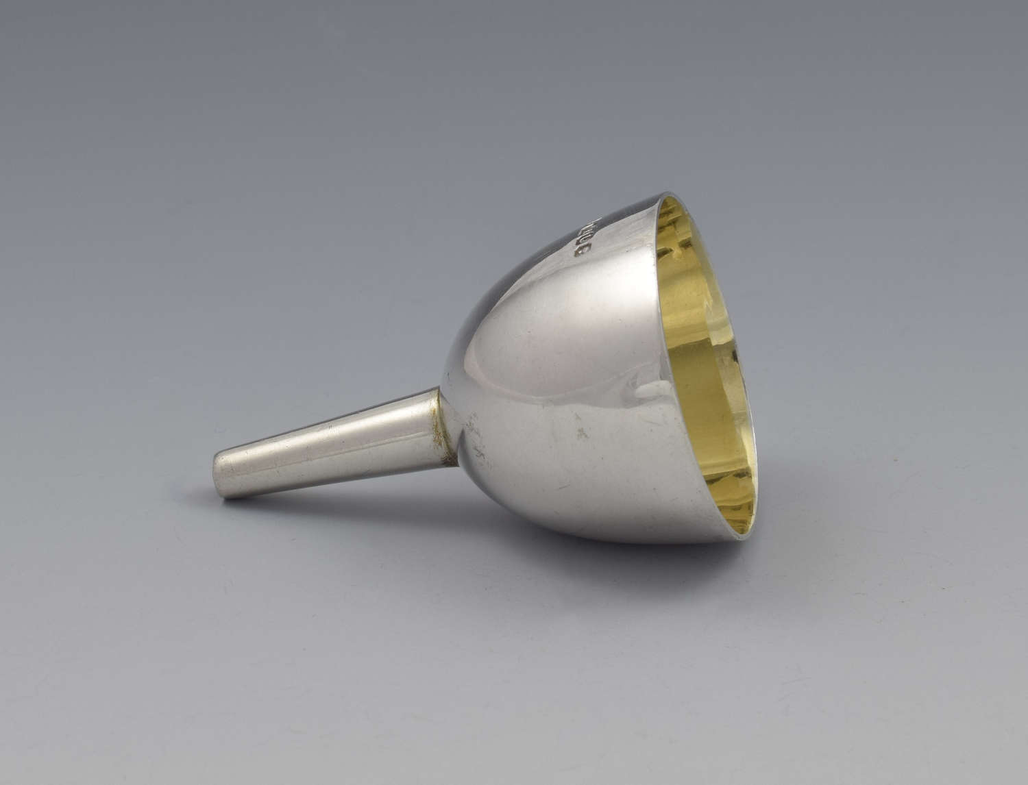 Miniature Victorian Silver Perfume / Hip Flask Funnel