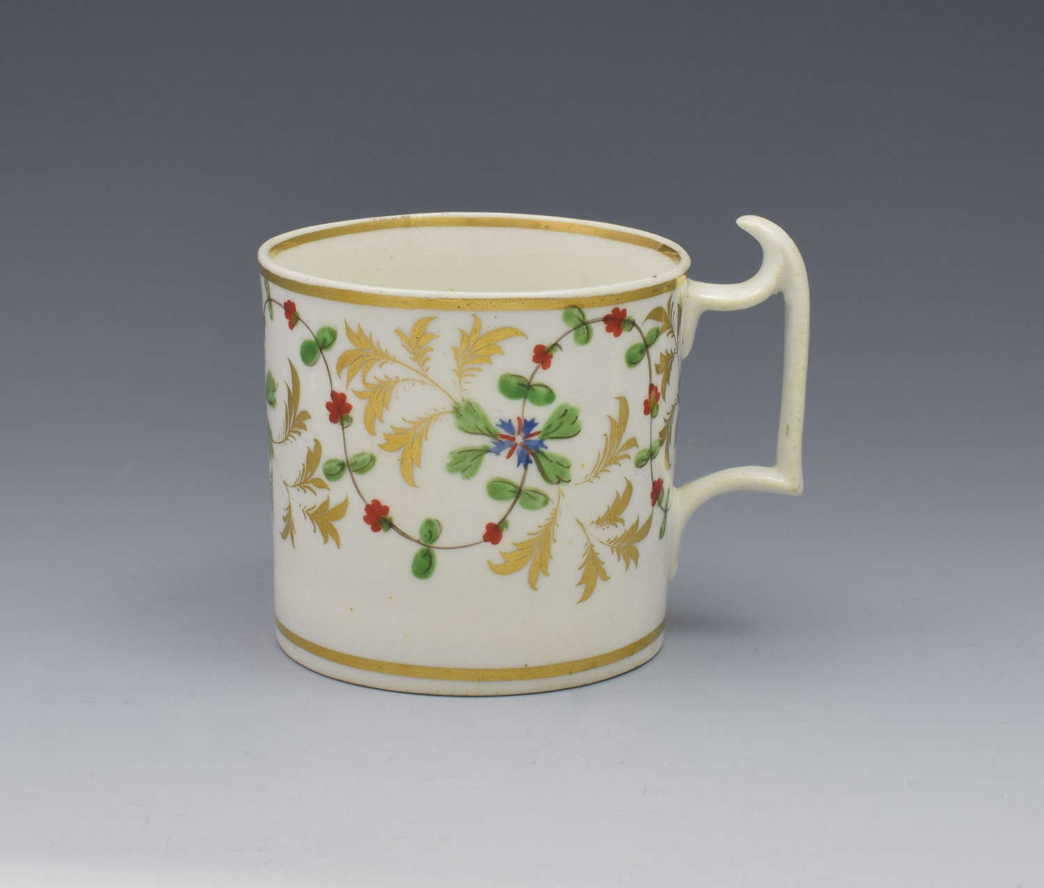 Derby Porcelain Coffee Can London Handle, C.1815