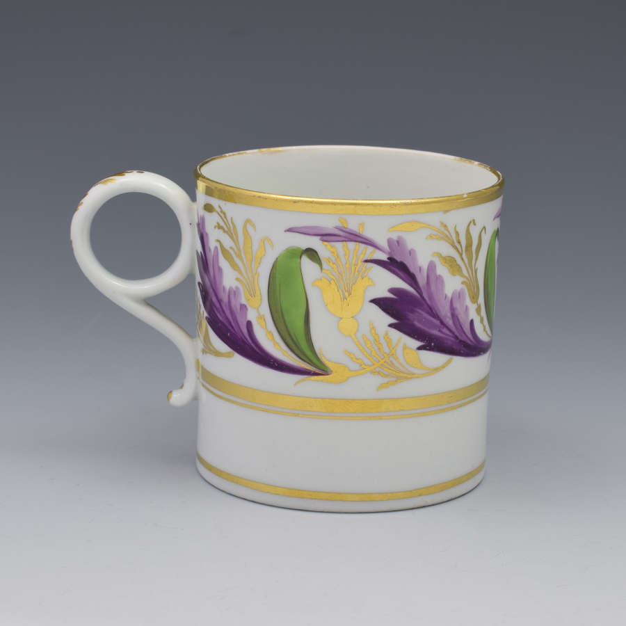 Barr, Flight & Barr Worcester Porcelain Coffee Can C.1810