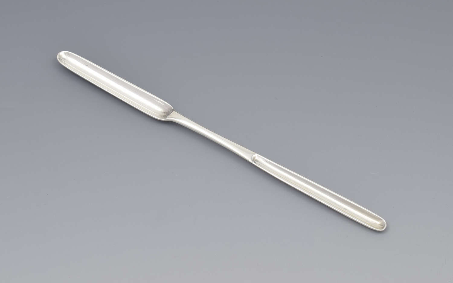 Rare Baby Miniature Georgian Silver Marrow Scoop Spoon