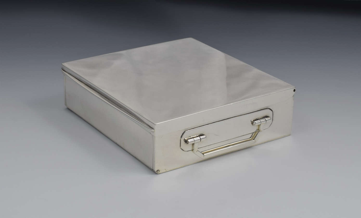Fine George V Asprey Silver Sandwich Box 1922