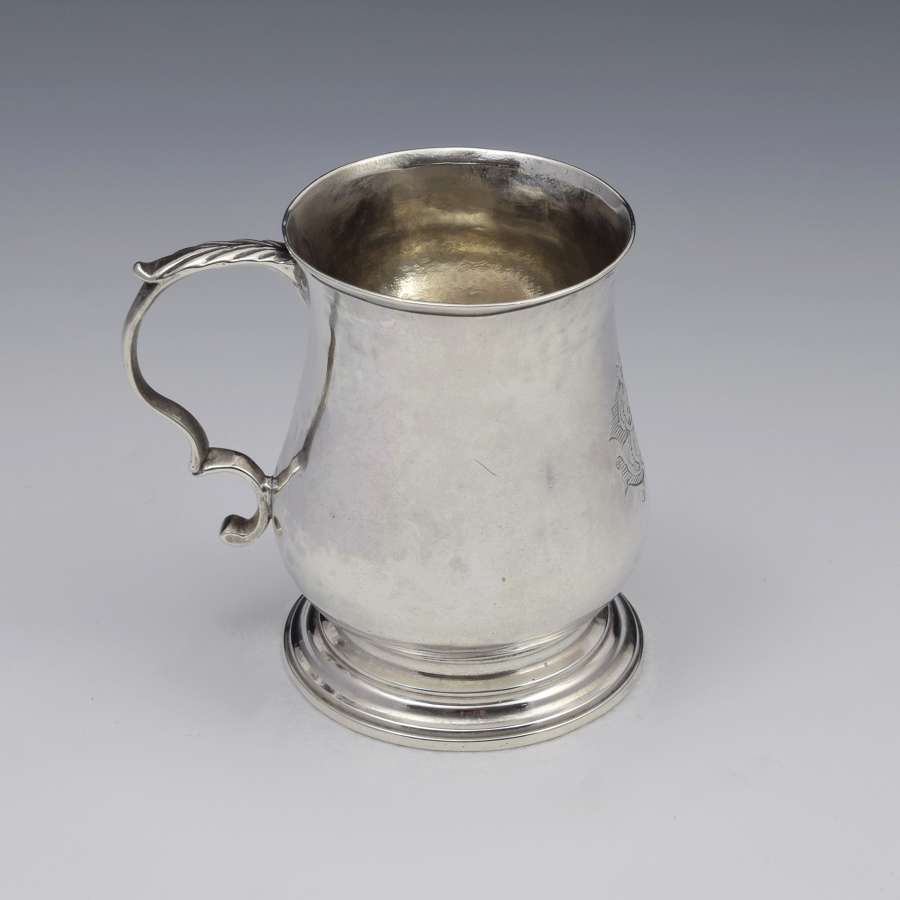 Small George III 1/4 Pint Silver Christening Mug David Mowden