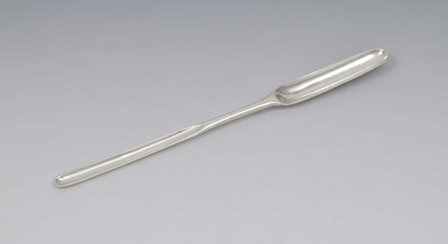 George III Hester Bateman Silver Marrow Scoop Spoon