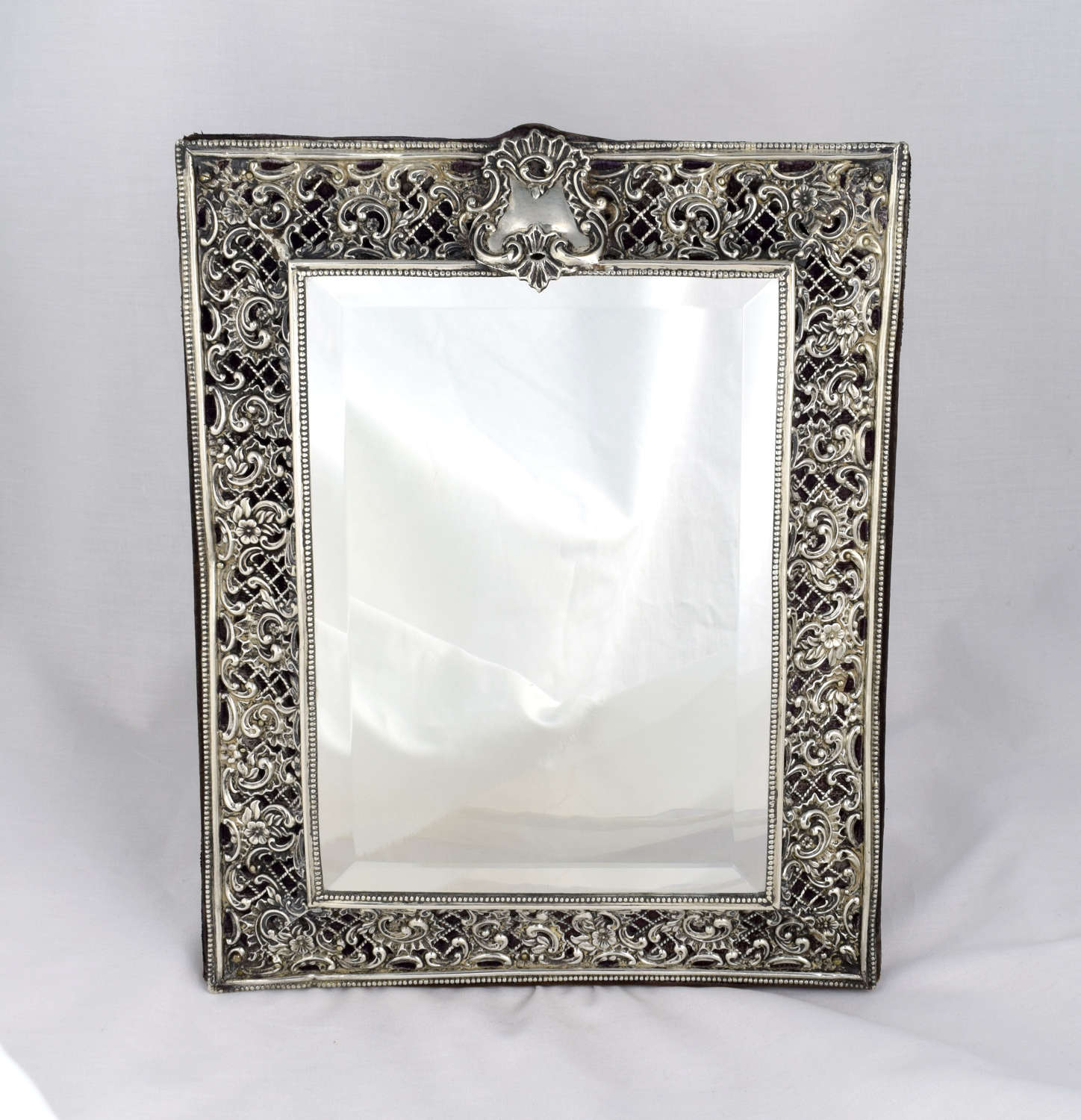 Victorian Silver Easel Back Dressing Table Mirror Henry Matthews