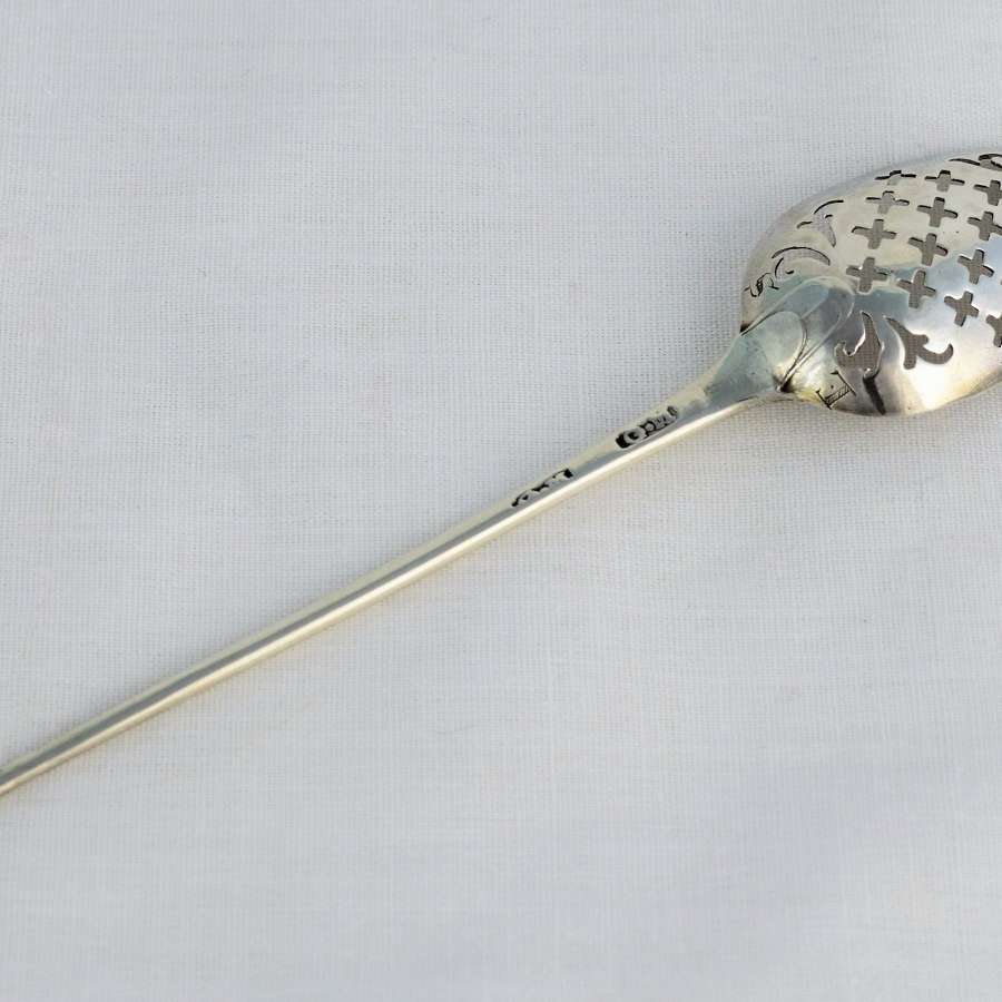 George II Silver Mote Spoon C.1750