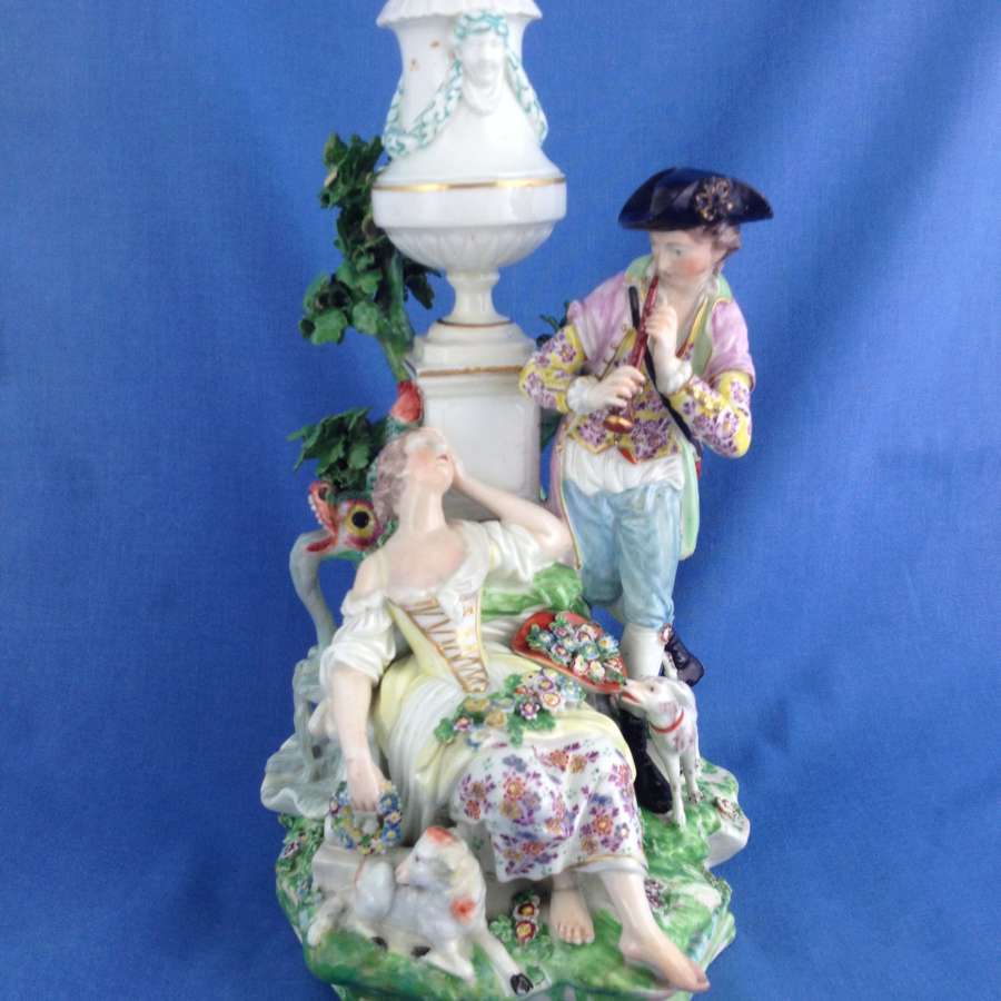 Derby Porcelain The Pastoral Fountain Group N12 Figure