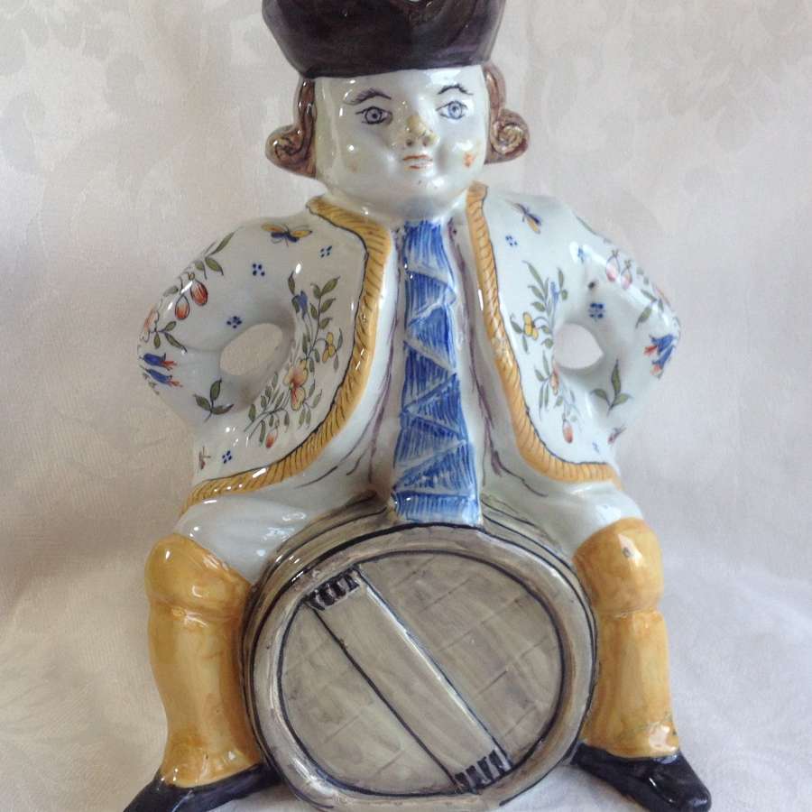 French Faience Pot Jacquot Desvres George Martel Toby Jug