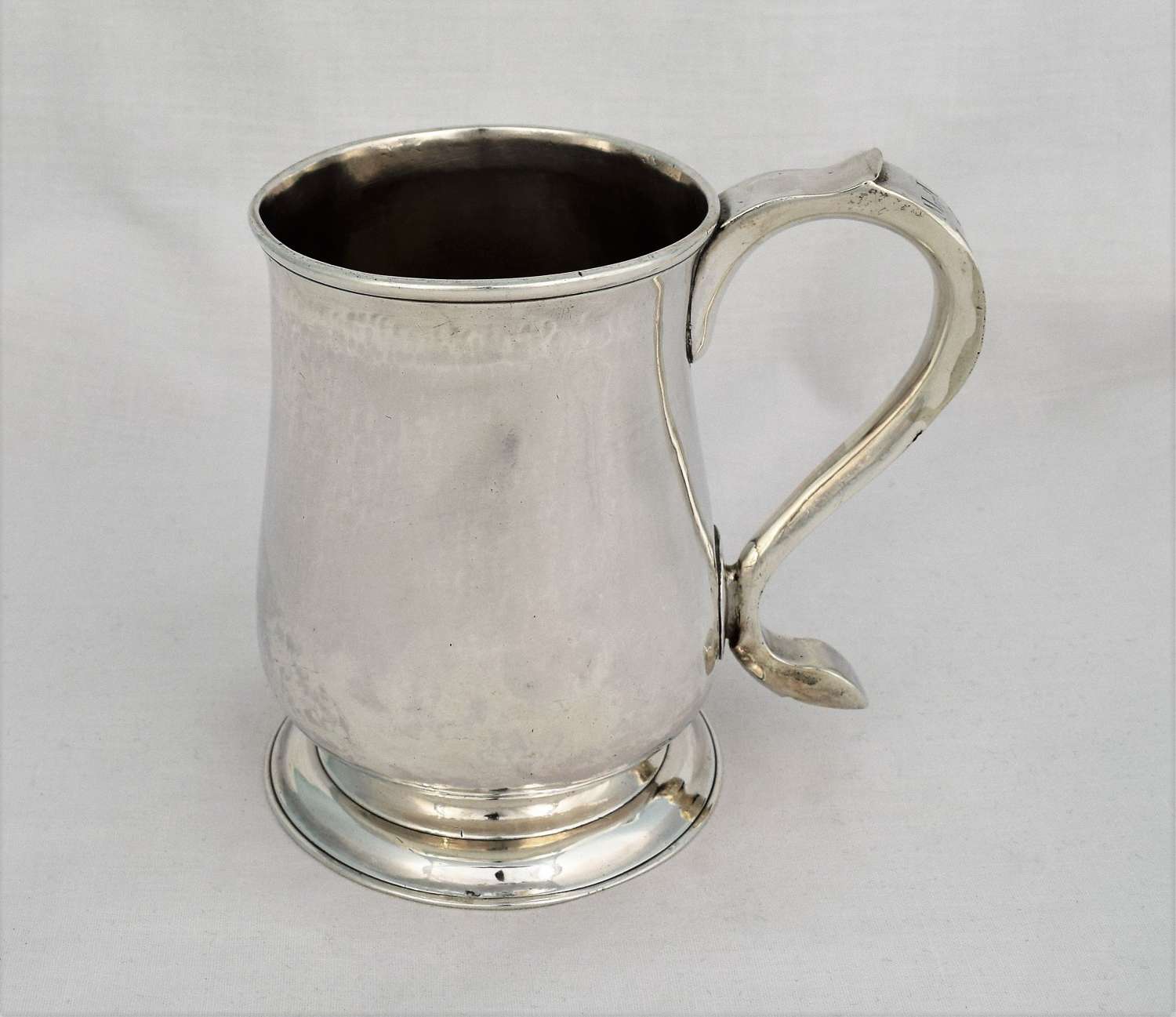 George II Silver 1 Pint Beer Mug Newcastle John Langlands I 1757