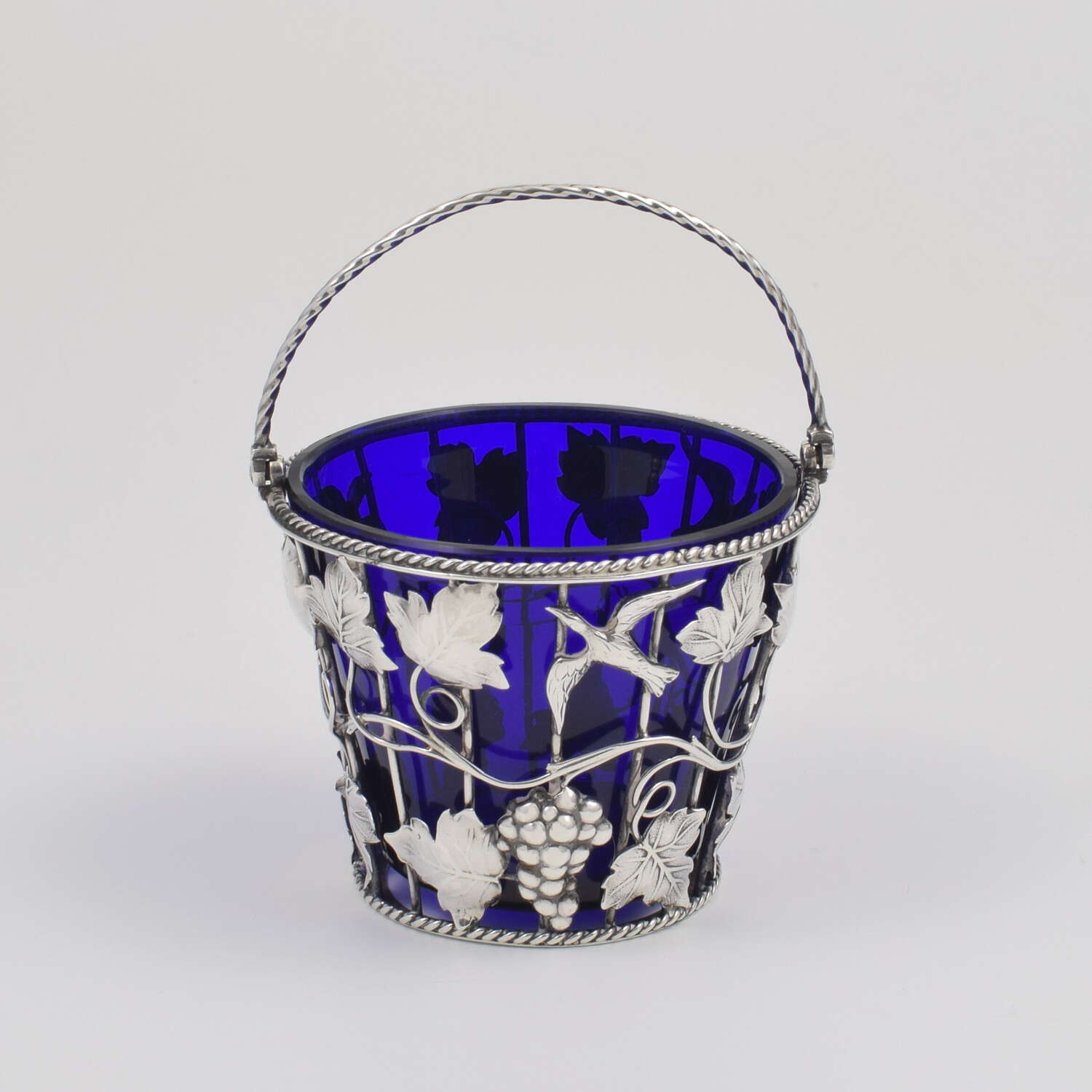 Gorgeous Georgian Silver Wirework Cream Pail c.1760