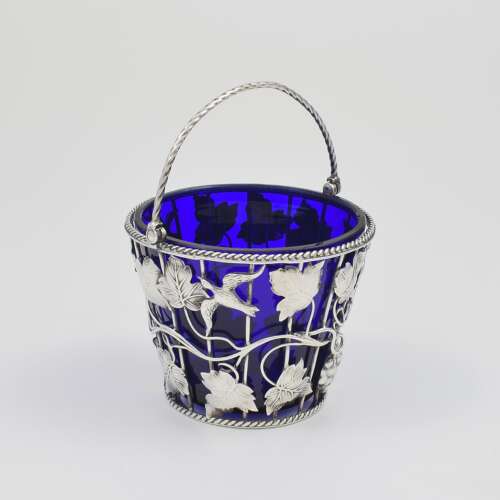 Gorgeous Georgian Silver Wirework Cream Pail c.1760