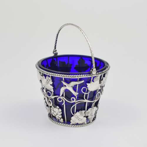 Gorgeous Georgian Silver Wirework Cream Pail c.1760