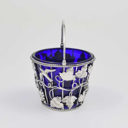 Gorgeous Georgian Silver Wirework Cream Pail c.1760