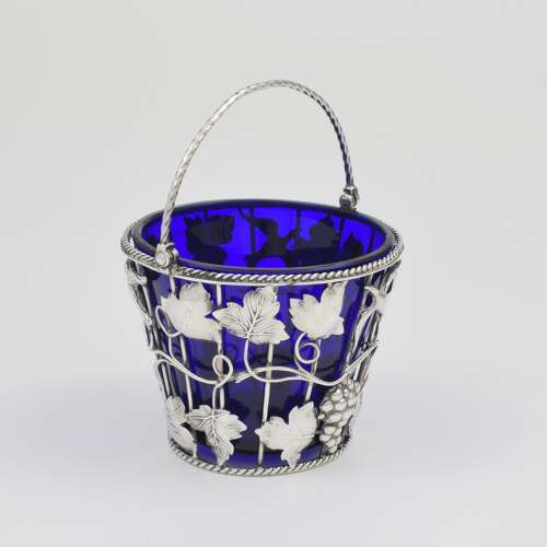 Gorgeous Georgian Silver Wirework Cream Pail c.1760