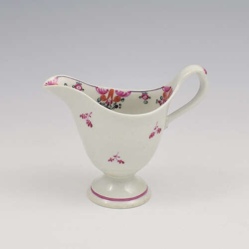 Lovely Georgian New Hall Porcelain Clip Handle Cream Jug Pattern 121 c.1785
