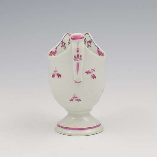 Lovely Georgian New Hall Porcelain Clip Handle Cream Jug Pattern 121 c.1785