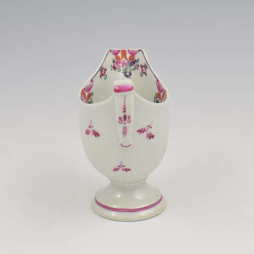 Lovely Georgian New Hall Porcelain Clip Handle Cream Jug Pattern 121 c.1785