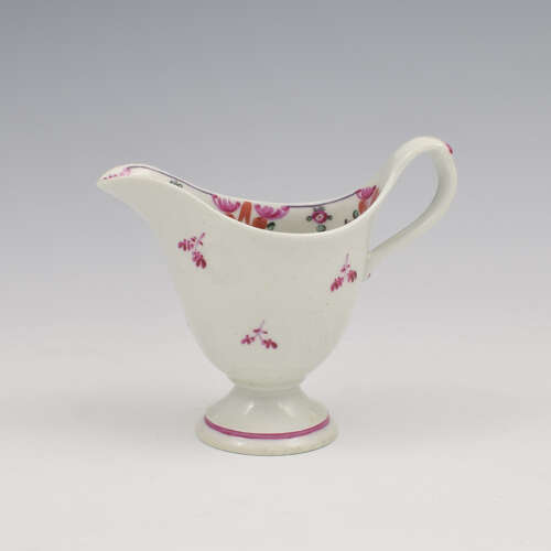 Lovely Georgian New Hall Porcelain Clip Handle Cream Jug Pattern 121 c.1785