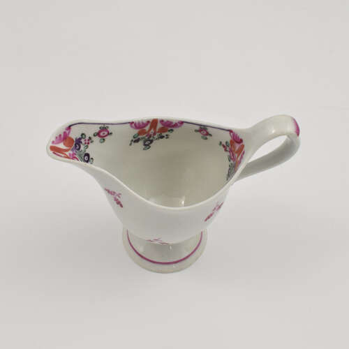Lovely Georgian New Hall Porcelain Clip Handle Cream Jug Pattern 121 c.1785