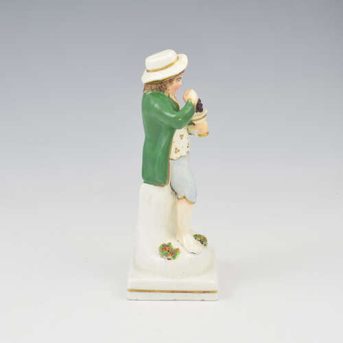 Charming Victorian Staffordshire Figure Of Autumn Four Seasons c.1850