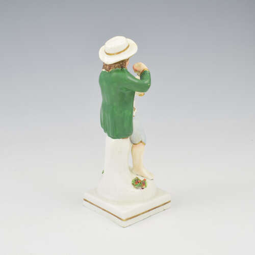 Charming Victorian Staffordshire Figure Of Autumn Four Seasons c.1850