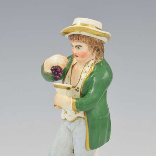 Charming Victorian Staffordshire Figure Of Autumn Four Seasons c.1850