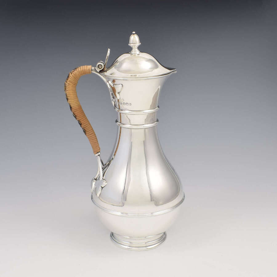 Stunning Arts & Crafts Silver Claret Jug / Wine Ewer