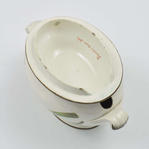Rare Georgian Swansea Pearlware Botanical Sauce Tureen c.1810