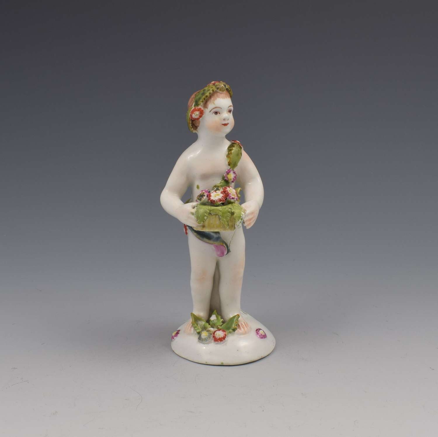 Bow Porcelain Figure Putto c.1755-1765 