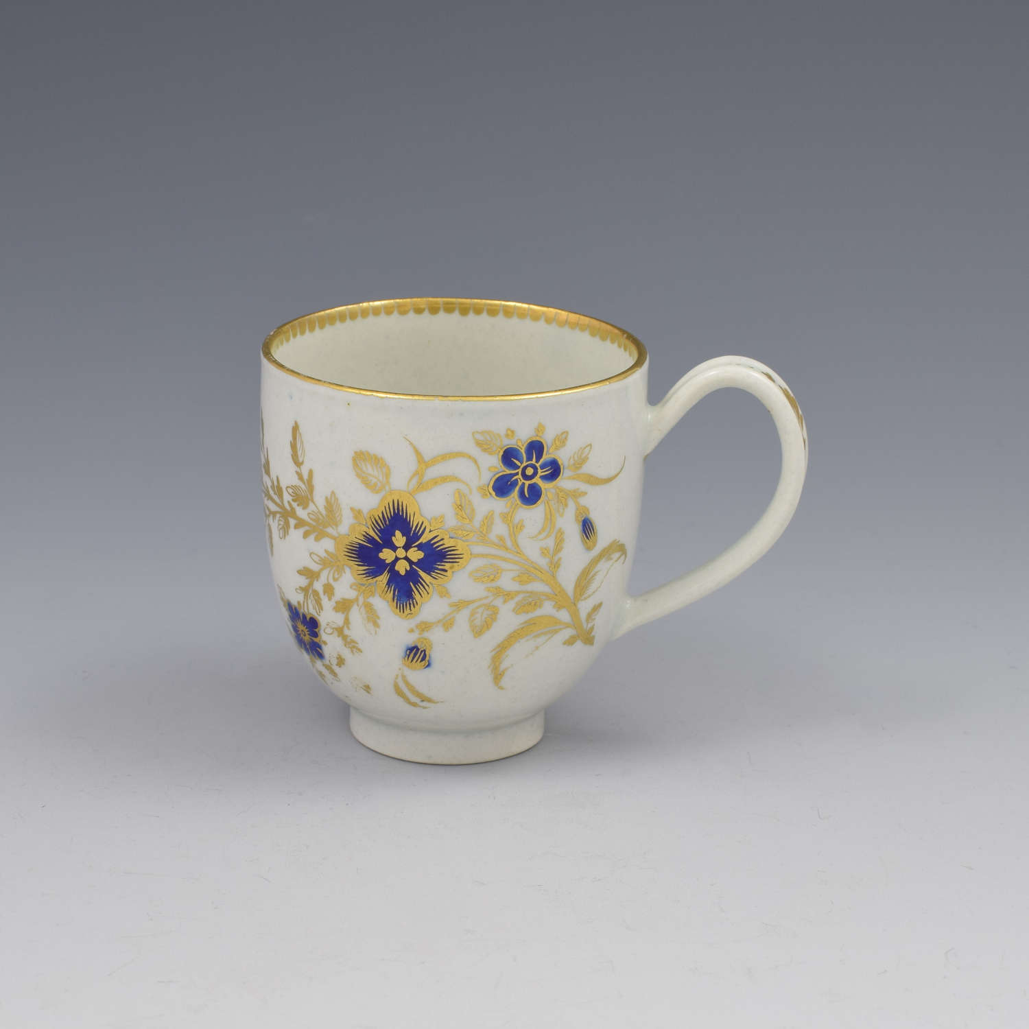 First Period Worcester Porcelain Coffee Cup c.1785