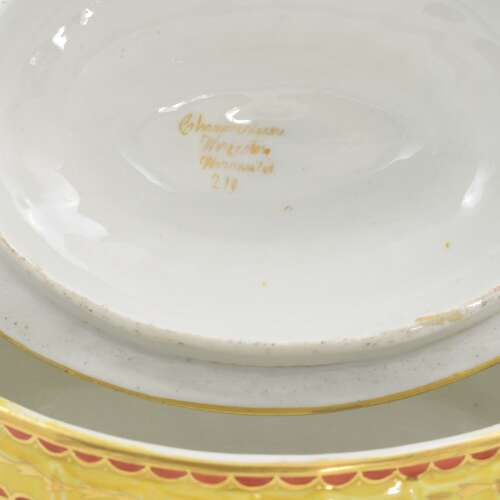 Gorgeous Chamberlain's Porcelain Spiral Fluted Sucrier Pattern 219 c.1800