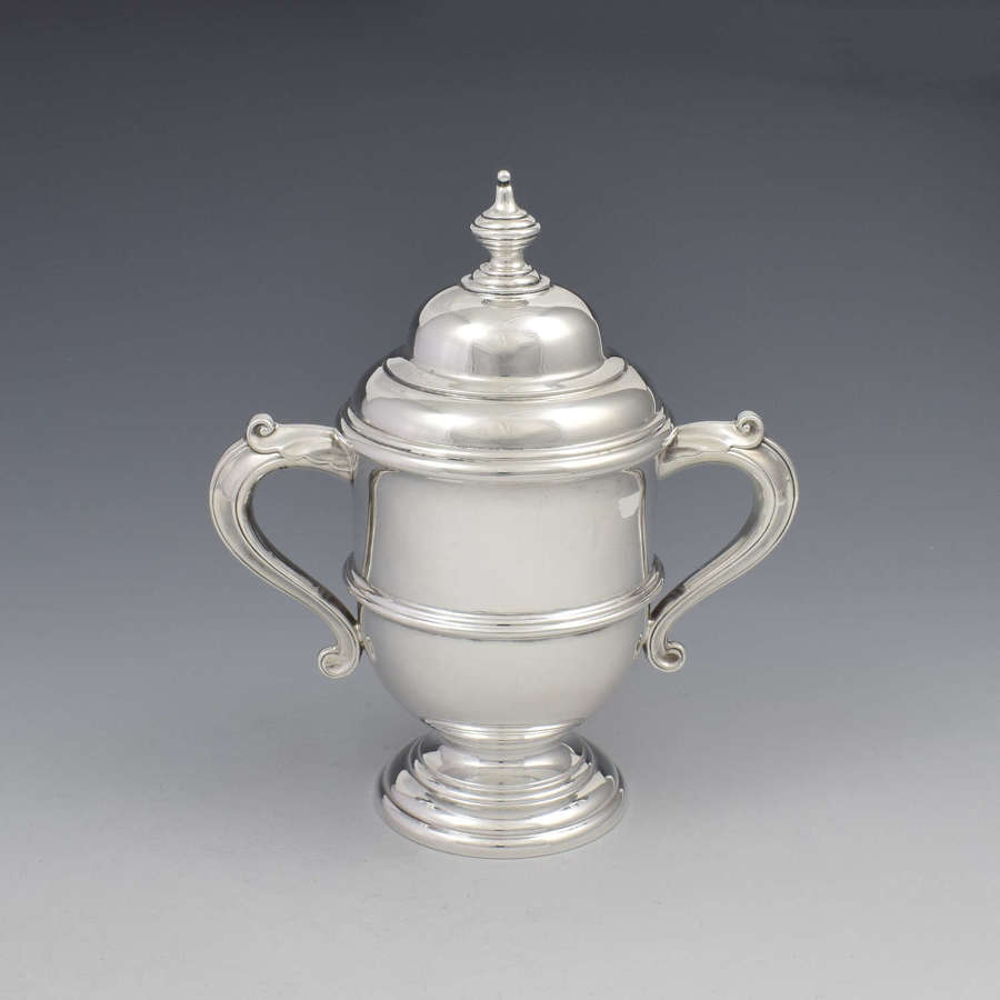 George V Silver Trophy Cup & Cover A & J Zimmerman 1923