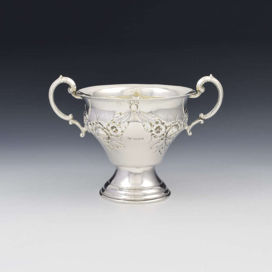 George V Silver Twin Handled Trophy Cup Jacob Rosenzweig 1918