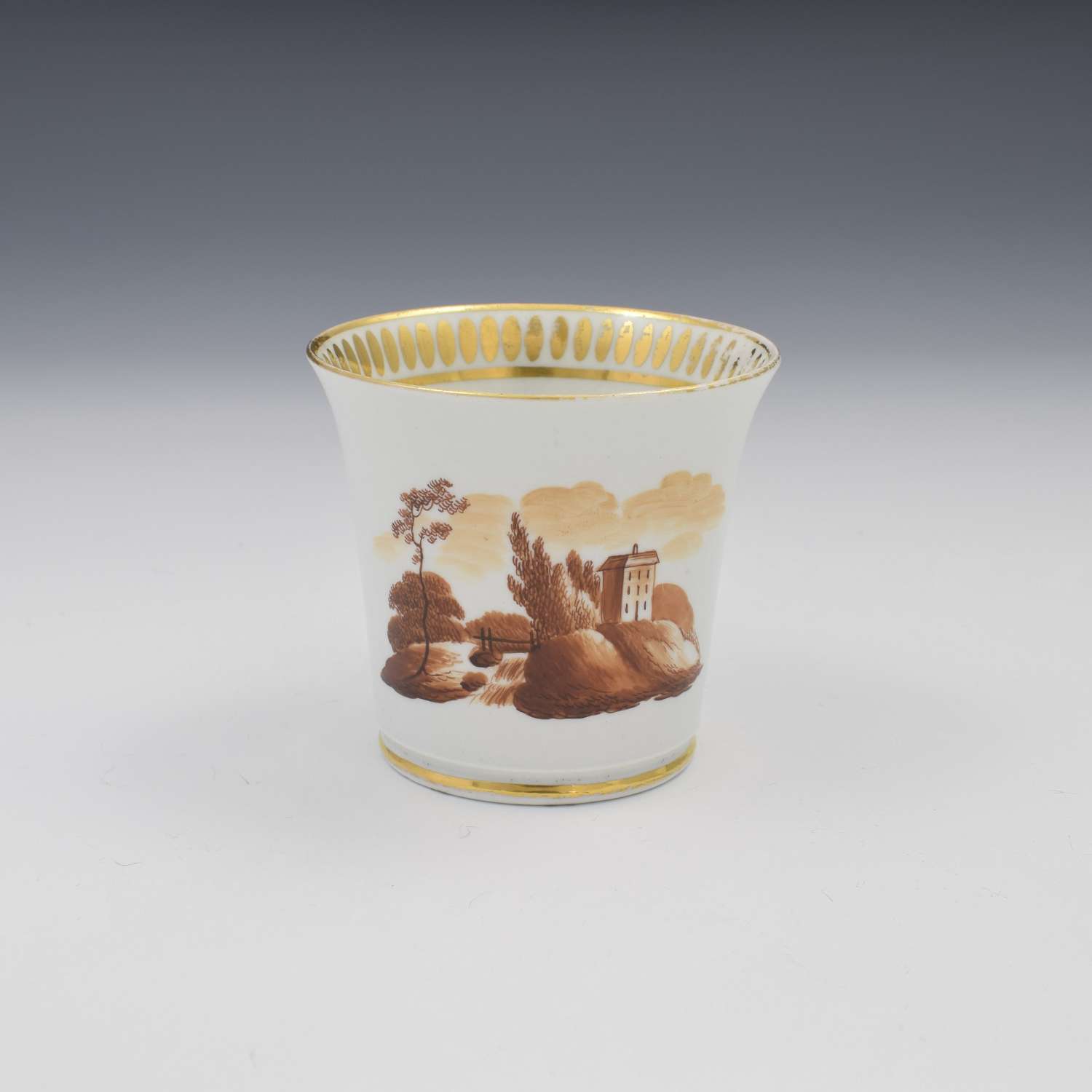 Chamberlain Worcester Baden Shape Coffee Cup c.1815