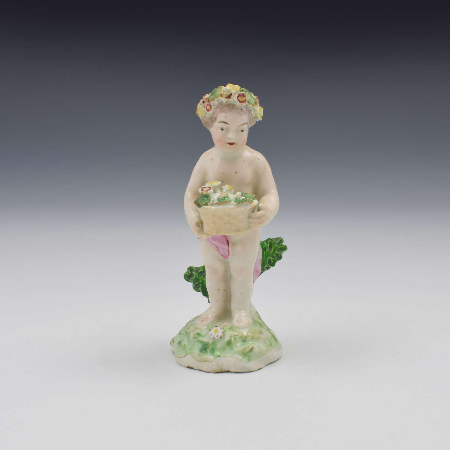 Derby Porcelain Figure Small Putto c.1780
