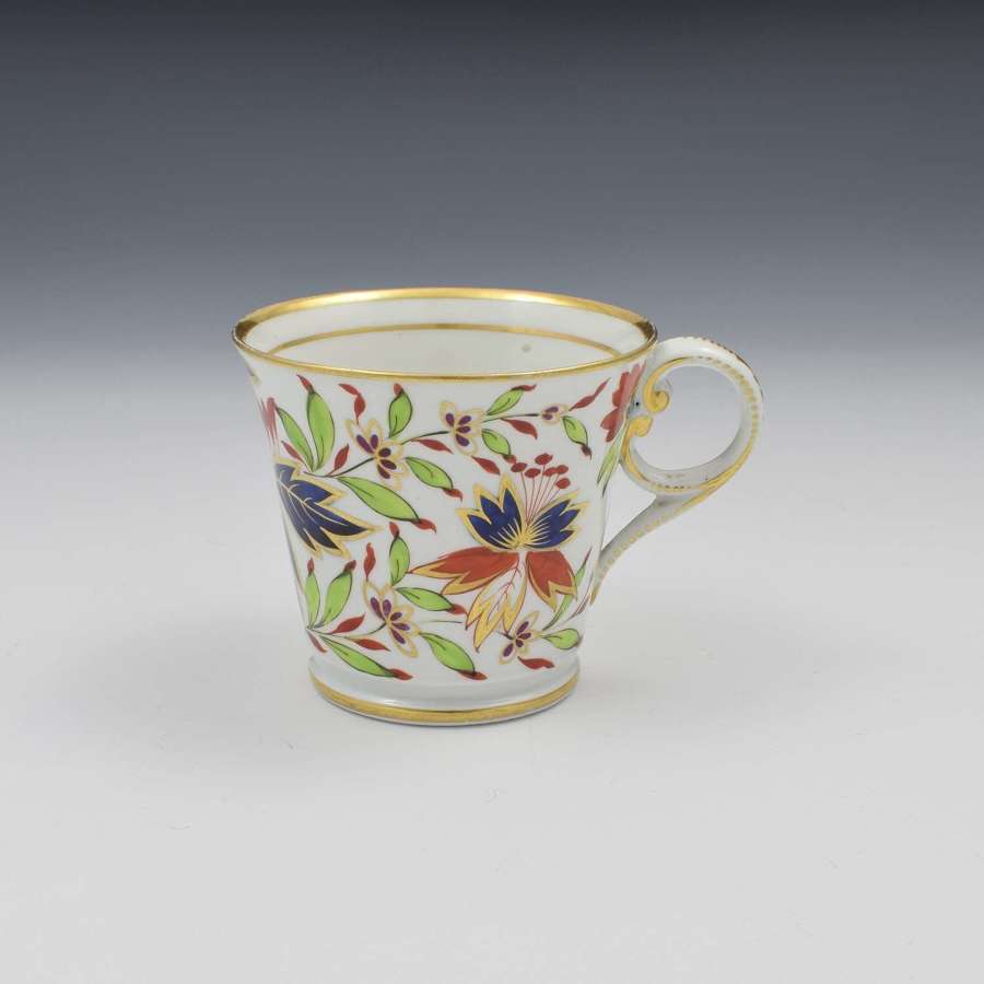 Chamberlain Worcester Porcelain Imari Coffee Cup Pattern 475