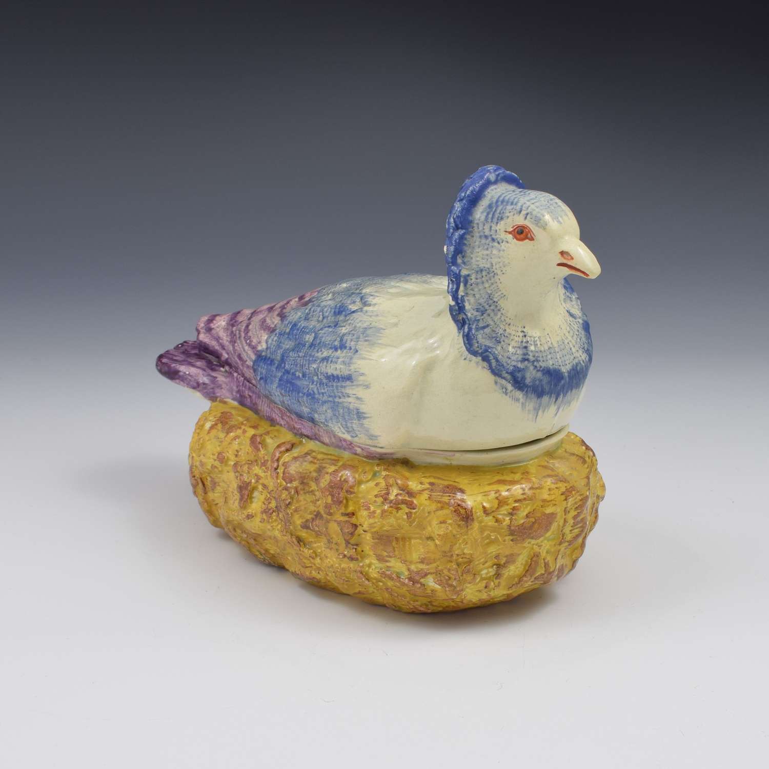 Staffordshire Pearlware Pottery Dove Tureen c.1820
