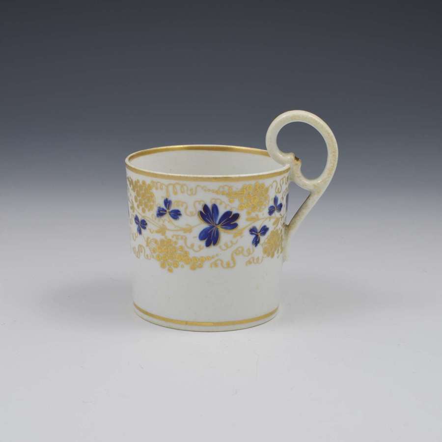 Derby Porcelain Coffee Can Kidney Handle c.1820
