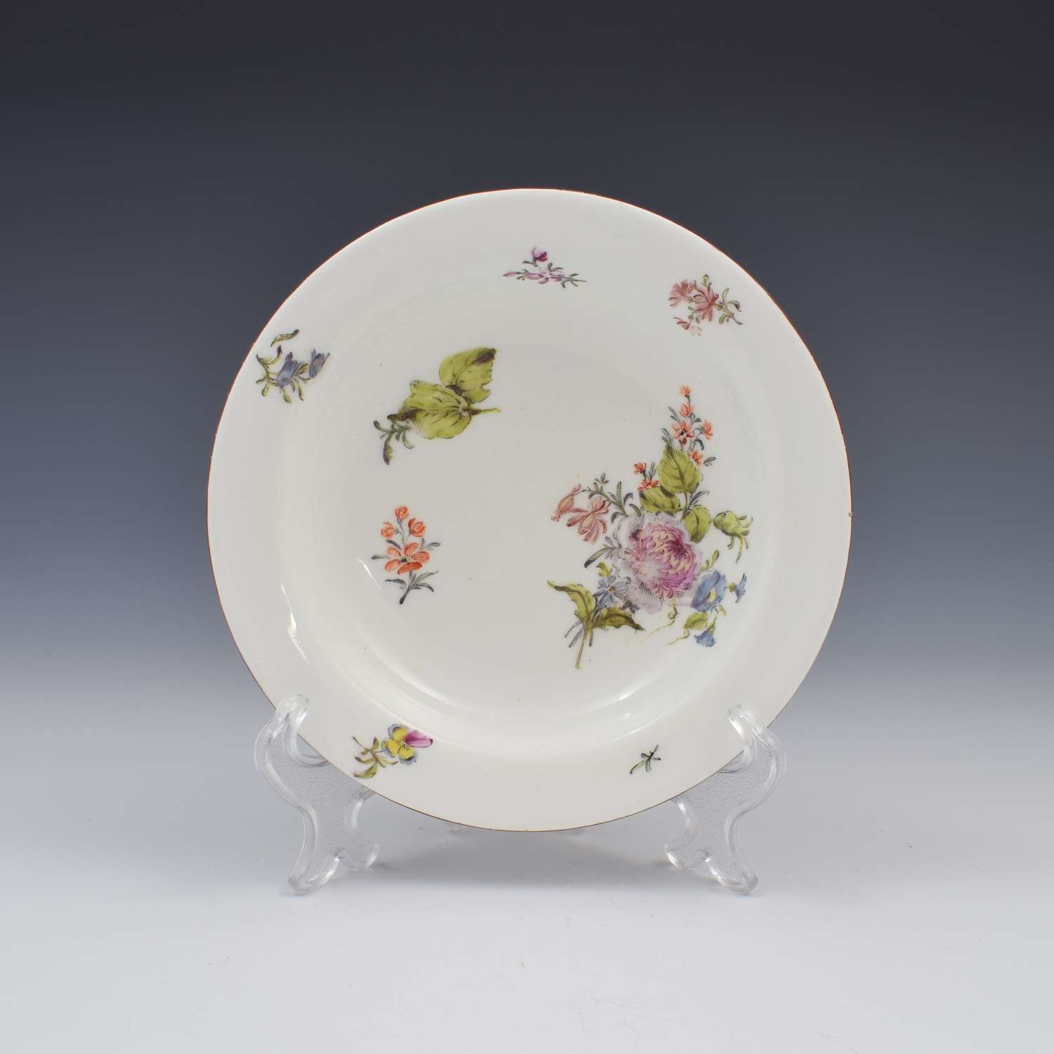 Chelsea Porcelain Red Anchor Period Bowl / Dish c.1755