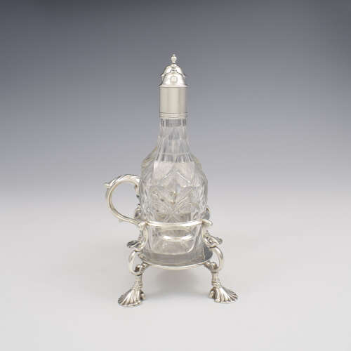 Superb George II Silver Cruet Stand 1757 Jabez Daniell Georgian
