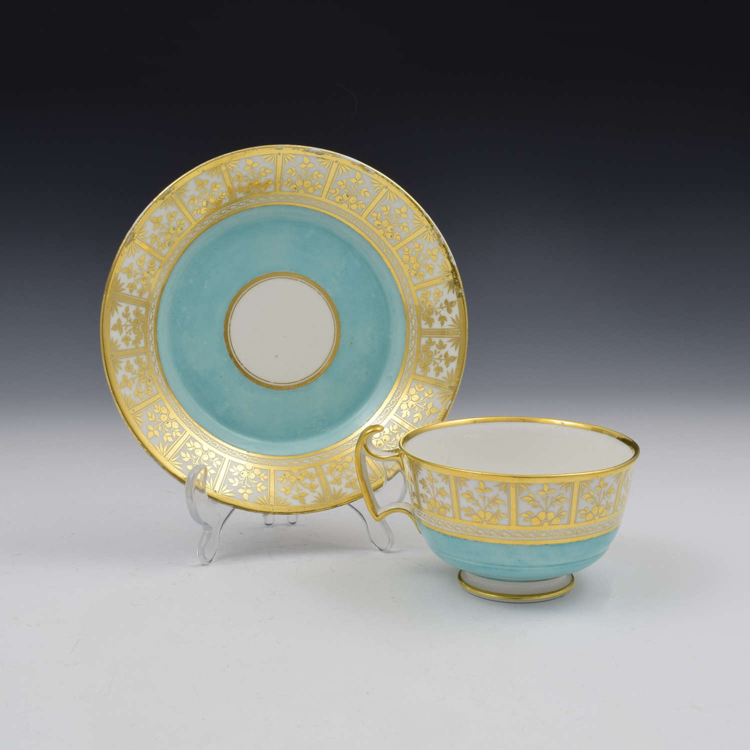 Barr, Flight & Barr Period Worcester Porcelain Tea Cup & Saucer