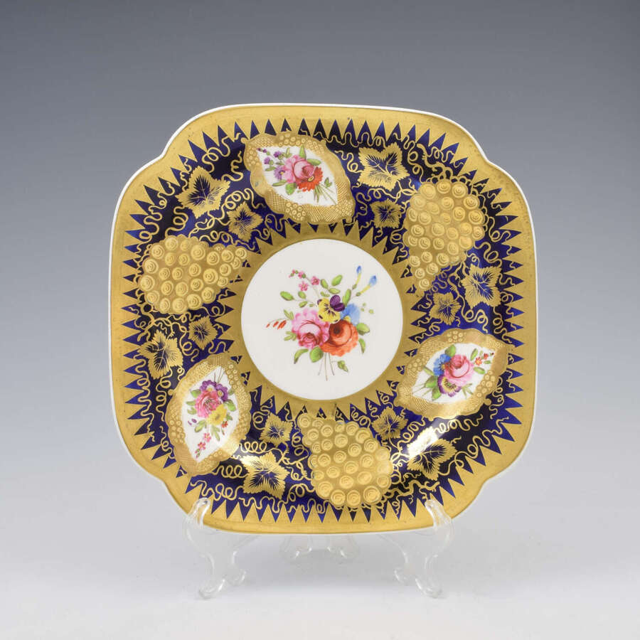 Stunning Regency Spode Felspar Porcelain Dessert Serving Plate Pattern 4003 c.1825