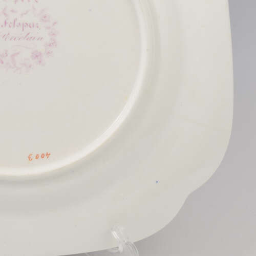 Stunning Regency Spode Felspar Porcelain Dessert Serving Plate Pattern 4003 c.1825