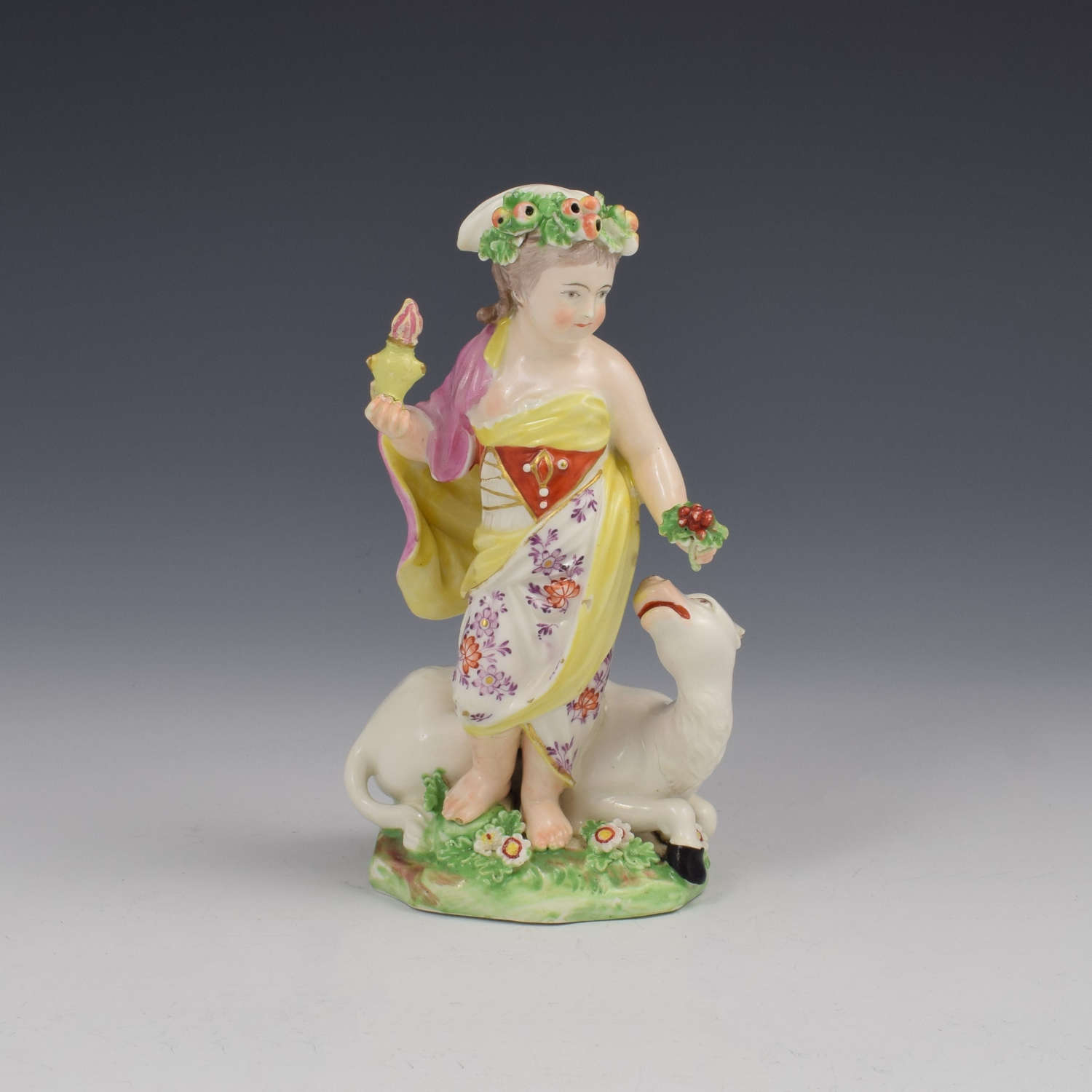 Derby Porcelain Figure Of Asia From Four Quarters Of The Globe c.1765