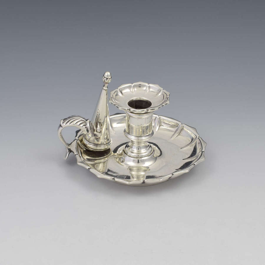 Early Victorian Silver Chamberstick, Robinson, Edkins & Aston 1845