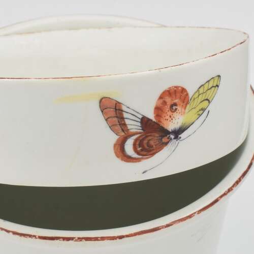 Rare 18th Century Derby Porcelain Potting / Flower Pot & Stand c.1760