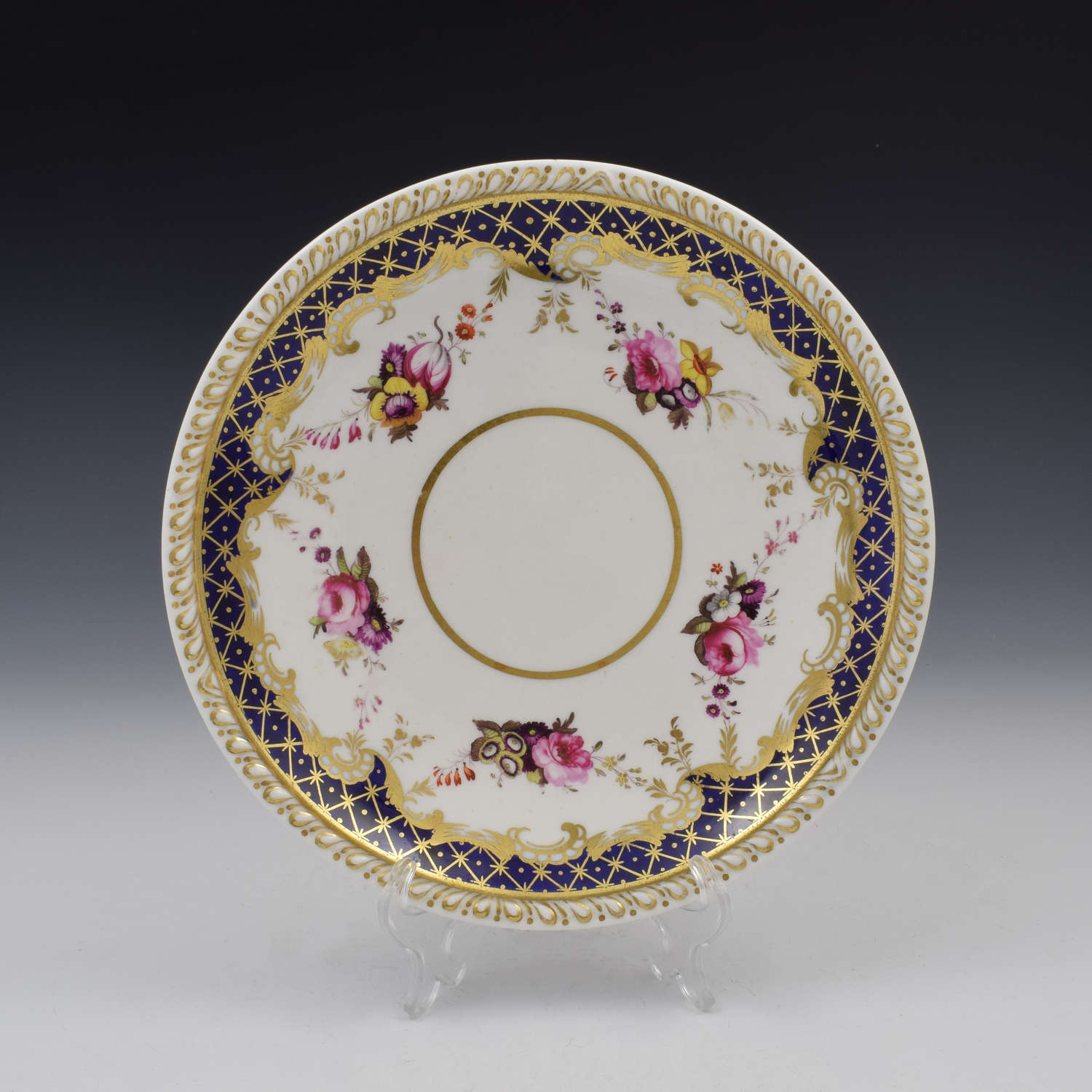 Ridgway Porcelain Cake / Tea Plate Pattern 2/1620 c.1825