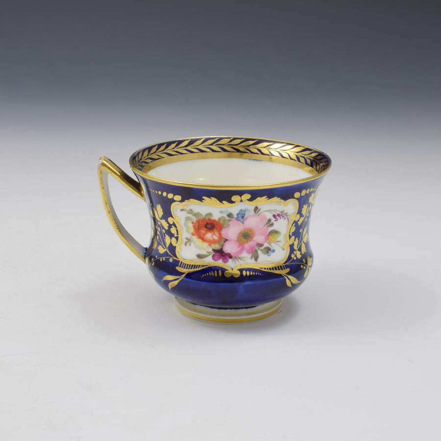 Davenport Porcelain Etruscan Shape Coffee Cup Pattern 745